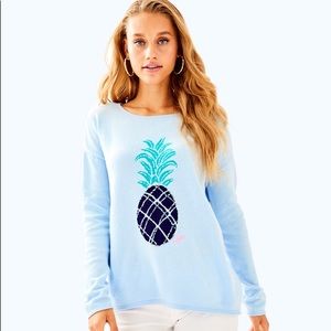NWT Lilly Pulitzer XS Roselle Sweater Pineapple
